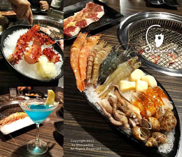 【吃到飽】浪漫調酒X燒烤火鍋 海鮮滿滿帝王餐 桃園燒肉 好客燒烤              