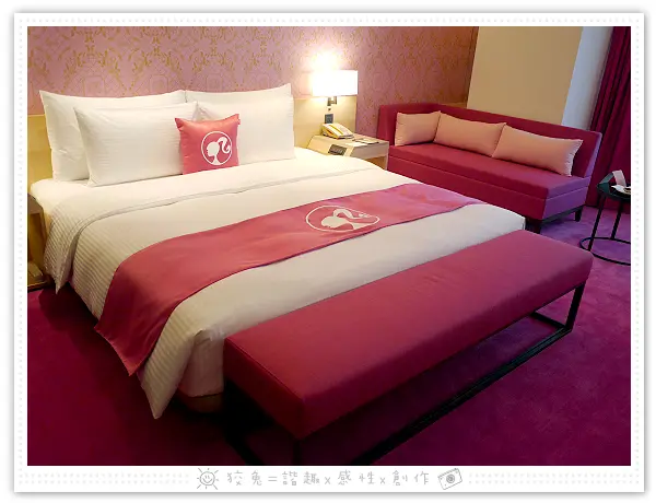 [高雄住宿] HOTEL COZZI和逸‧高雄中山館之全球首創芭比主題客房~室內拖鞋也粉嫩！附自助式早餐！(下篇)