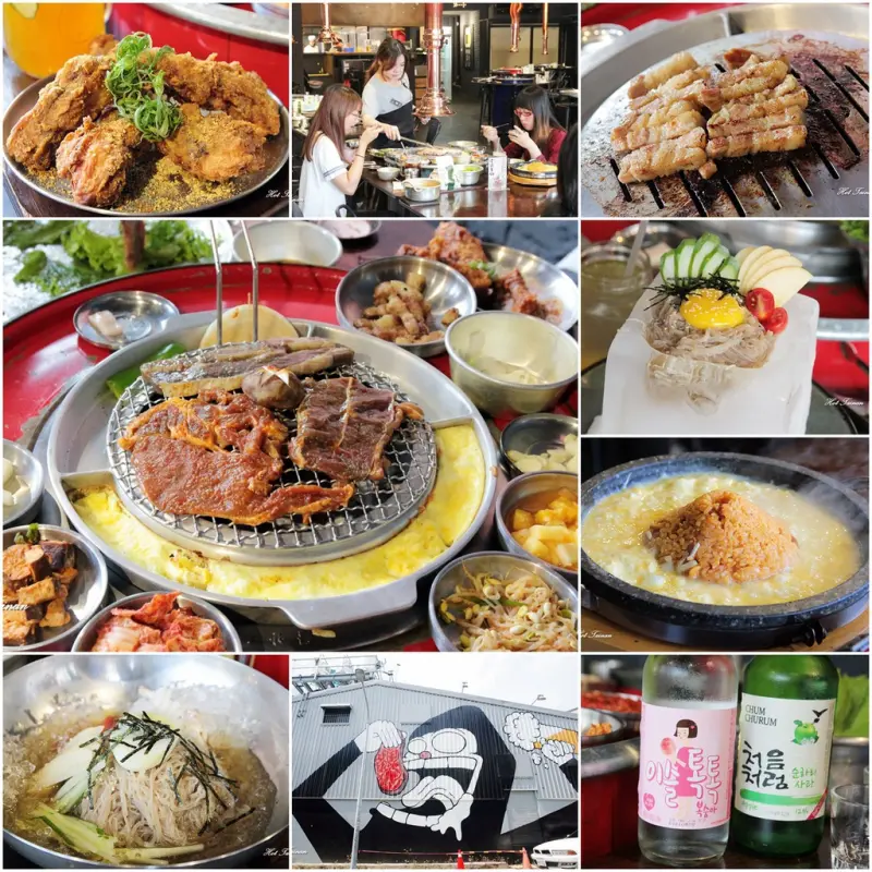 【台南東區】聚餐吧！韓式風格汽油桶燒肉料理，工業金屬風的餐廳享受道地韓式烤肉，就連