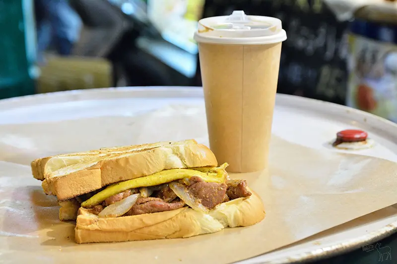 炭字訣炭烤三明治 高大鮮乳煮的奶茶