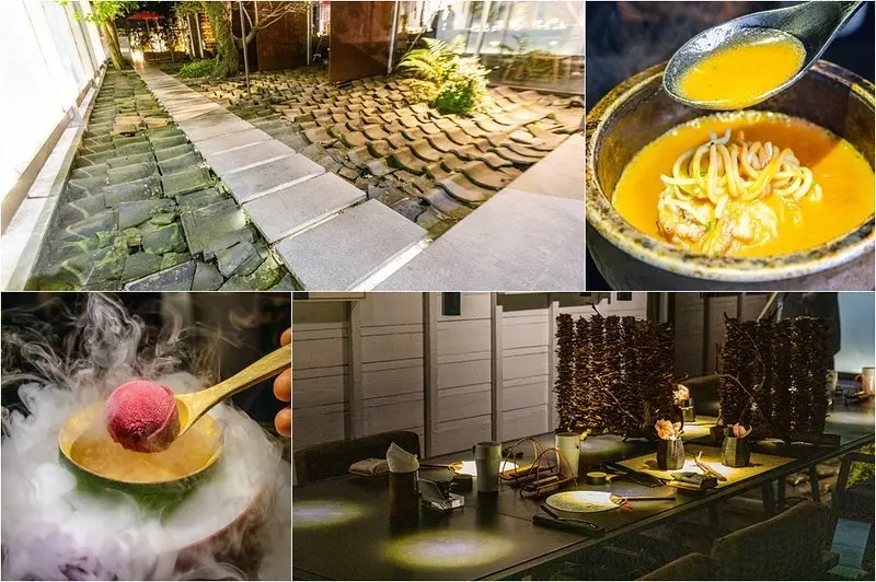 【台北捷運美食】【六張犁站美食】連續兩年米其林推薦(2018/2019)Toh-A 桌藏餐廳臥龍藏虎般的前庭和色香味俱全的料理