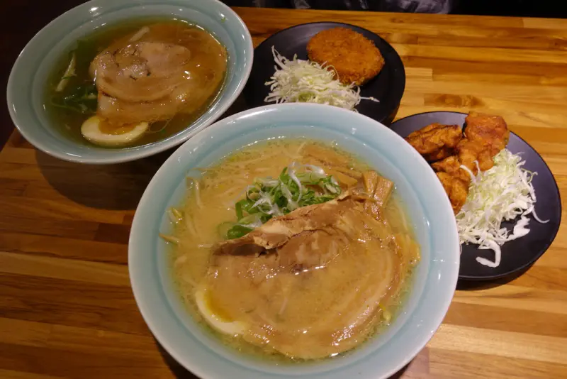 (忠孝復興站)來自北海道口味的千歲軒拉麵/16公分寬的大片叉燒