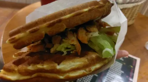 炎炎夏日在木屋中享受悠閒的午後＠小木屋鬆餅