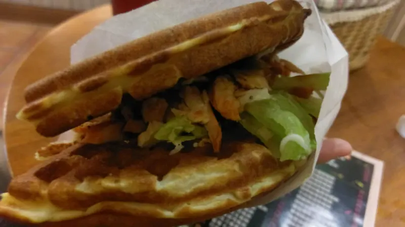 炎炎夏日在木屋中享受悠閒的午後＠小木屋鬆餅