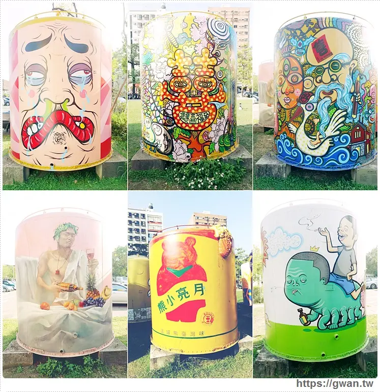 [台中景點●南區] 台中文化創意產業園區--舊瓶新粧、飄藝酒香♪城市裡遇見彩繪大酒桶☆