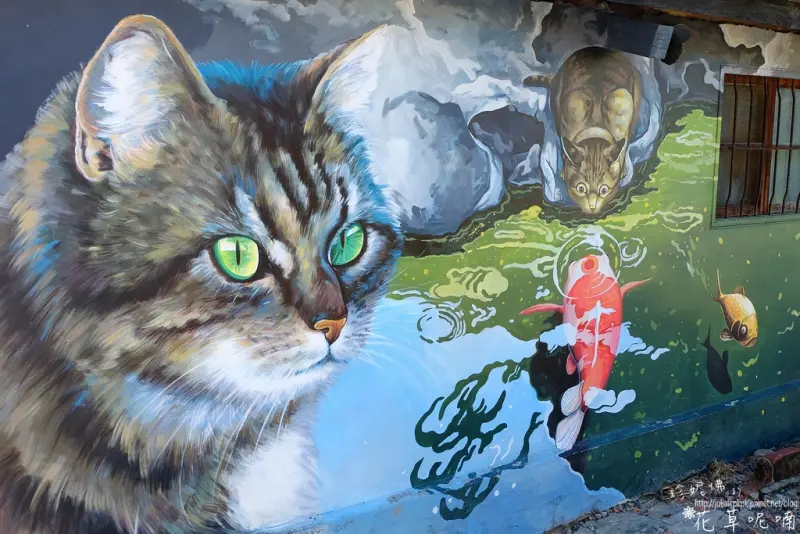 【嘉義-民雄鄉】菁埔社區貓世界彩繪