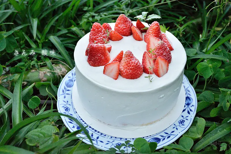 さんみ 酸味:好吃又神祕的草莓鮮奶油戚風蛋糕