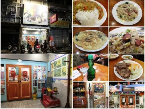 屏東美食【舊庄-人文懷舊食堂】再訪新菜分享！台味咖哩飯 香煎燒肉飯 德國香腸炒飯 來去懷舊氛圍小店吃頓飯