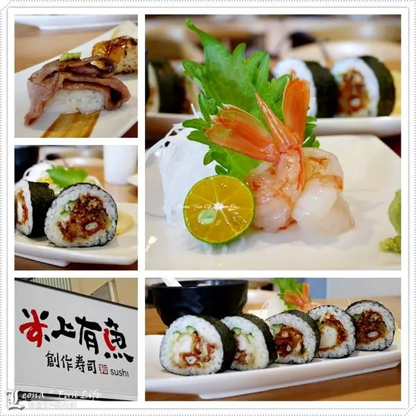 【嘉義 東區】炙和牛軟嫩多汁、軟殼蟹創意壽司口感層次多，魚肉大塊的鮮魚味增湯一碗25，竟然還能加湯？。米上有魚-創作壽司