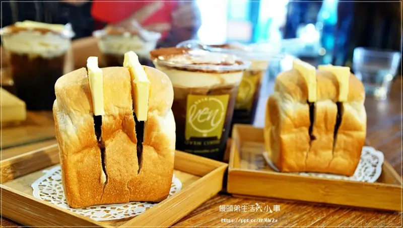 【台北美食】Oven Coffee 成都店／西門捷運站／韓國首爾超人氣厚切奶油紅豆吐司／提拉米蘇厚生乳咖啡／中深烘焙的非洲天然豆／濃厚大人味(附菜單)