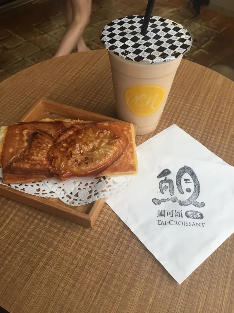西門町商圈。鯛可頌~~日本正夯的甜點可頌鯛魚燒終於在台灣也吃到一樣好吃的了!!