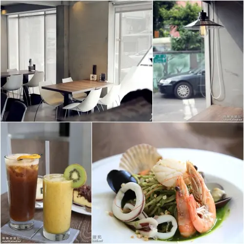 【Muse Cafe．繆思咖啡】松山區。極簡美學x義式料理♥♥民生社區質感咖啡廳♥♥（捷運南京三民站）