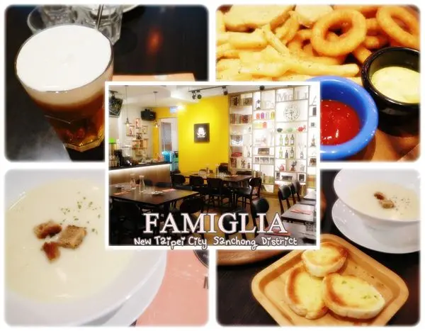 凱蒂媽愛吃鬼》捷運新蘆線 菜寮站周邊》 法米雅咖啡 Famiglia Café  下午茶/輕食/義大利麵/甜點