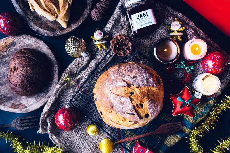 五吉堂麵包坊｜台南巷弄人氣麵包舖 ･ 聖誕款麵包溫暖妳的餐桌