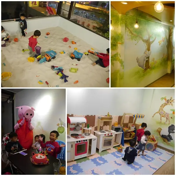 【親子】Hello!Jazz!親子餐廳。溫馨的可愛動物彩繪世界。玻璃屋沙坑.小朋友最愛的球池。親子慶生.聚會的好場所 