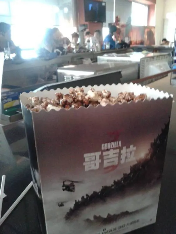 中壢大江星橋影城 巧克力爆米花