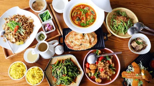  熱浪島-蔬食熱炒 ！各種南洋熱炒料理讓人大口啖之餘 草系朋友絕對滿意 @papa女王