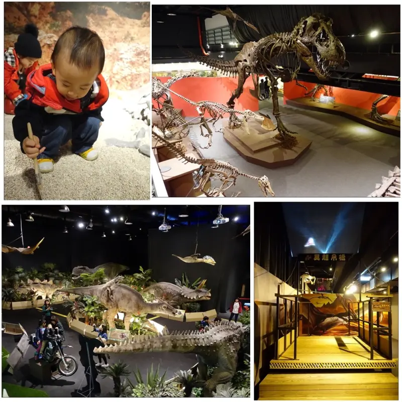 【台北展覽】★勇闖侏羅紀之王者再現-恐龍特展☆士林科學教育館展覽推薦．擬真恐龍森林超震撼．快來當小小考古學家一起挖掘化石吧！