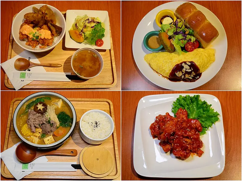 【台中│美食】東海商圈美食，平價簡餐，日系溫馨的環境享用別具用心的餐點，推薦歐姆蛋及辛口霜降牛肉鍋。豆子洋食