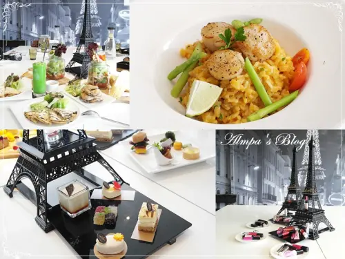巴黎鐵塔的浪漫繽紛美食饗宴-德爾芙餐廳 de reve cafe 板橋大遠百 下午茶唇彩趴