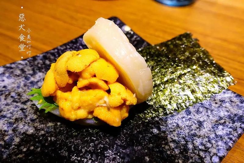 【士林日式】惡犬食堂‧士林夜市～海膽漢堡讓你一口驚豔不已，以及那厚切生魚片！