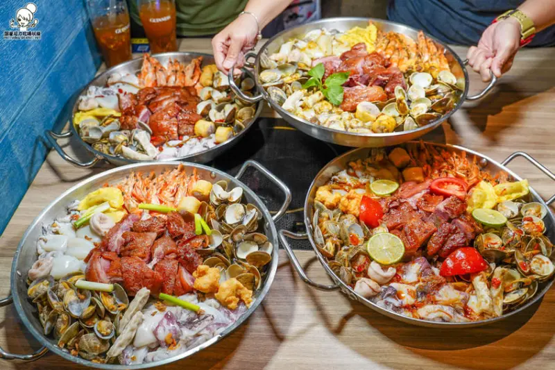 狂！全台唯一澳門豬肉海鮮煲就在高雄春囍打邊爐，海鮮無限續加、限時吃到飽 - 跟著尼力吃喝玩樂＆親子生活