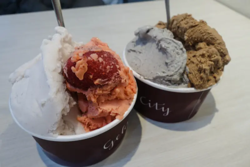 (板橋區美食)奇拉都Gelato City義大利冰淇淋專賣店~爽口好吃,完全不甜膩（多種口味每天都會不一樣）