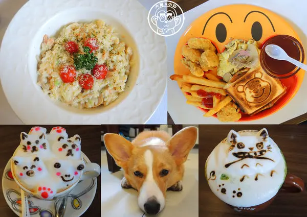 呷飽祙【桃園･Venus cafe維納斯咖啡】萌犬公關陪用餐        
      