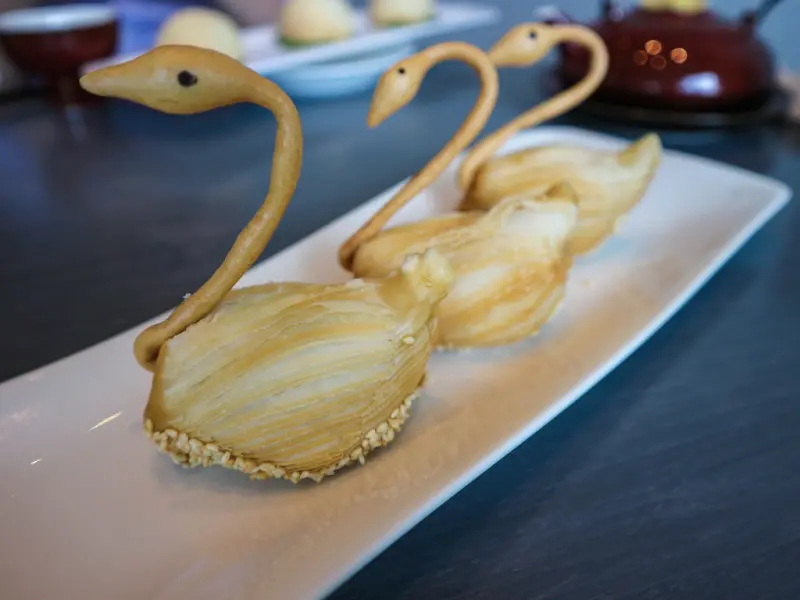 (板橋車站)新北板橋唯一國際五星餐宴Mega 50/48樓中餐廳望月樓/午餐期間限定可愛港點/台北約會餐廳