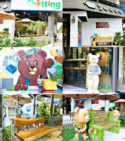 【板橋美食】城市裡的祕密花園~Chatting愜庭洋廚~綠意庭園下午茶／友善寵物餐廳