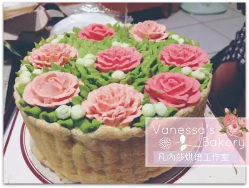[♥sweet!]  ❋凡內莎烘培工作室❋ /媽咪辛苦了!朵朵浪漫玫瑰抓住媽咪心! /蘋果日報人氣推薦-母親節蛋糕/