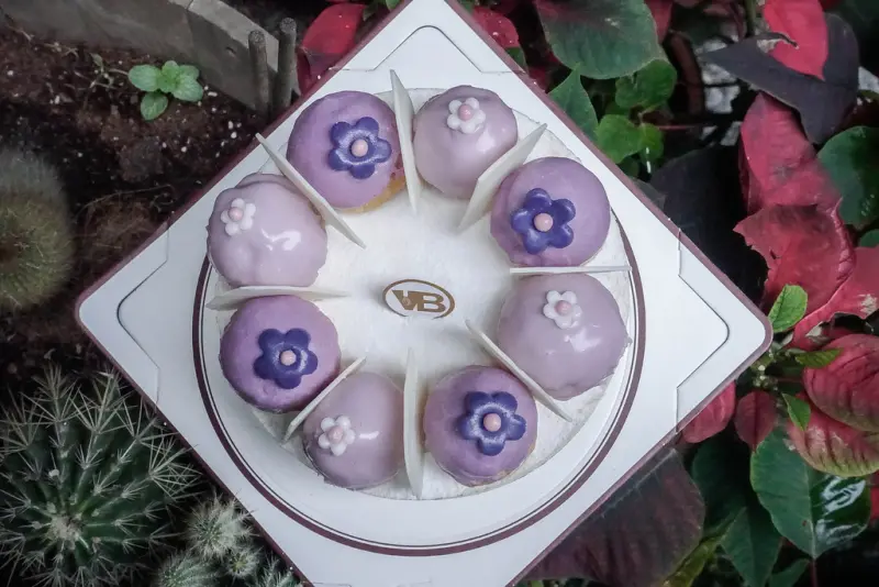 『Vanessas Bakery 凡內莎烘焙工作室X魔王佩』母親節的祝福 來自普羅旺斯熏衣草甜禮 薰衣草焦糖洋梨生乳酪蛋糕『內文有店家資訊』