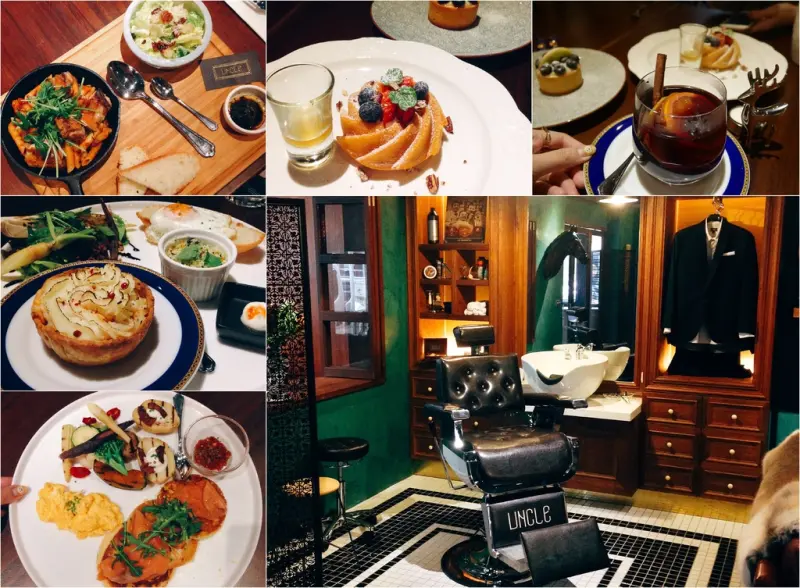 東門站美食▌金牌特務場景?!「UNCLE廚棧」：英倫復古 裝潢餐點都超用心@捷運東門站(東門站早午餐、私廚、男士理髮服務、婚紗外拍也適合)