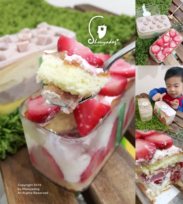 【蛋糕甜點】草莓小巴X芋見小巴 滿載幸福的小巴士 小初心法式甜點