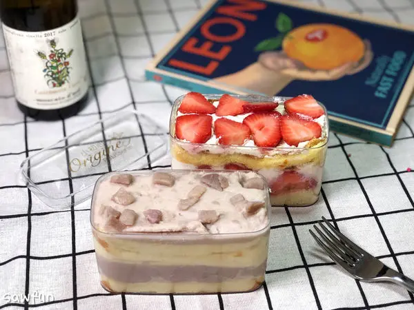 【宅配美食】小初心法式甜點 桃園下午茶甜點店 草莓蛋糕 芋頭盒子 宅配團購甜點 在家就能享受幸福草莓季