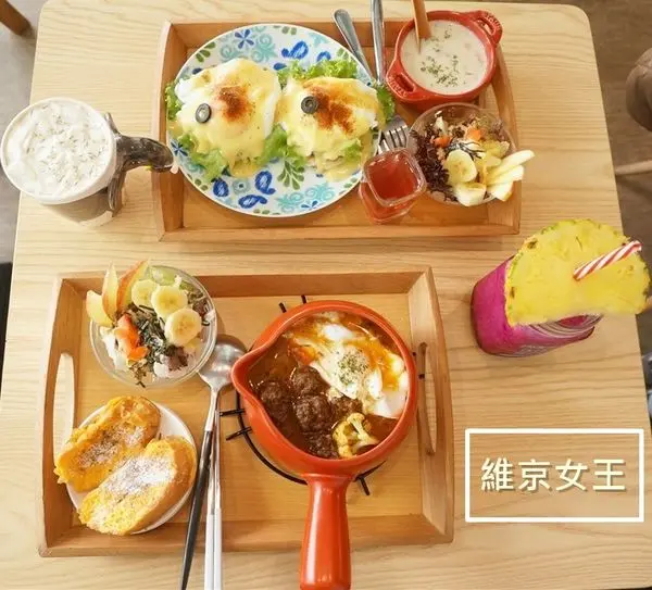 (美食)新北板橋 捷運亞東醫院站早午餐推薦✔班尼克蛋太邪惡啦!::Vickings cafe 維京女王::