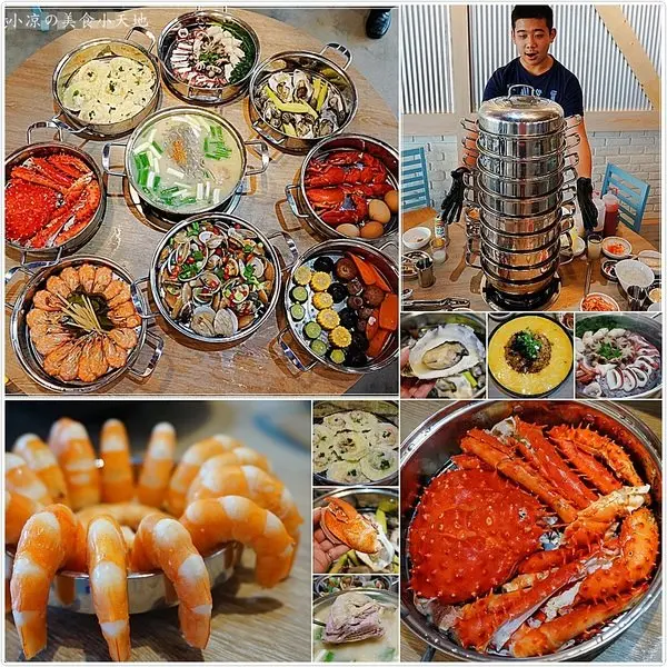 『台中。北區』釜山．珍妮佛║韓國必吃人氣美食，全台第一家九層海鮮塔著陸！層層堆疊大海豐富原始之味，層層驚呼層層美味！