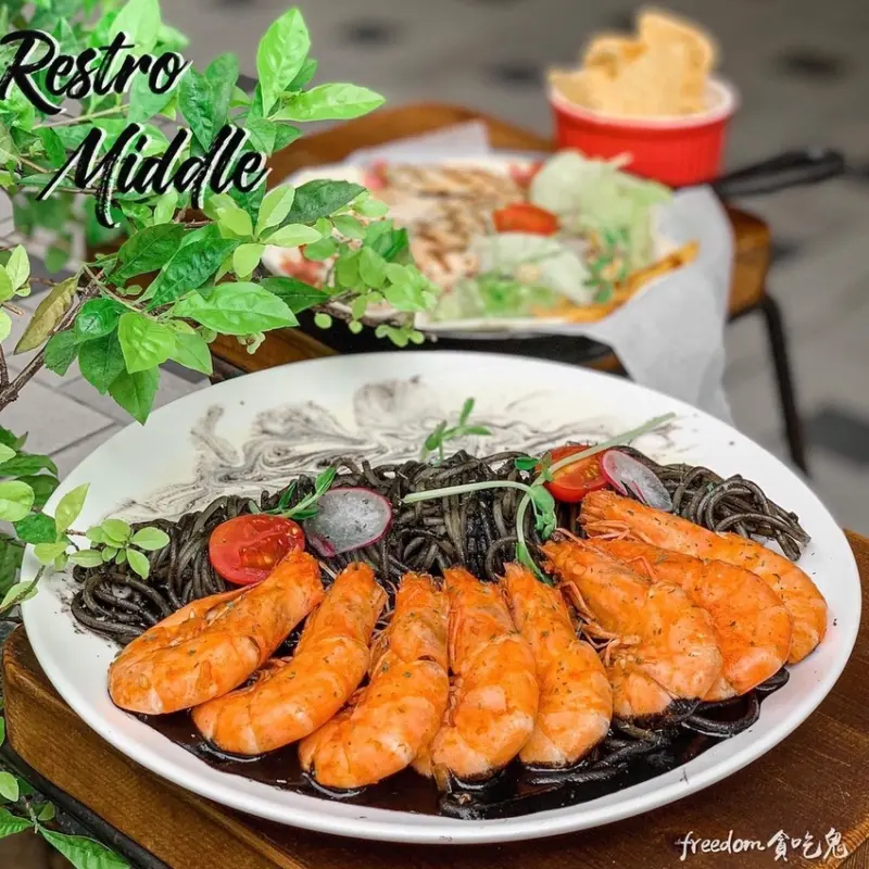 浮誇八隻蝦，好滿足！這家超夯義式料理店 ● 禾間糧倉  |  台中北區美食