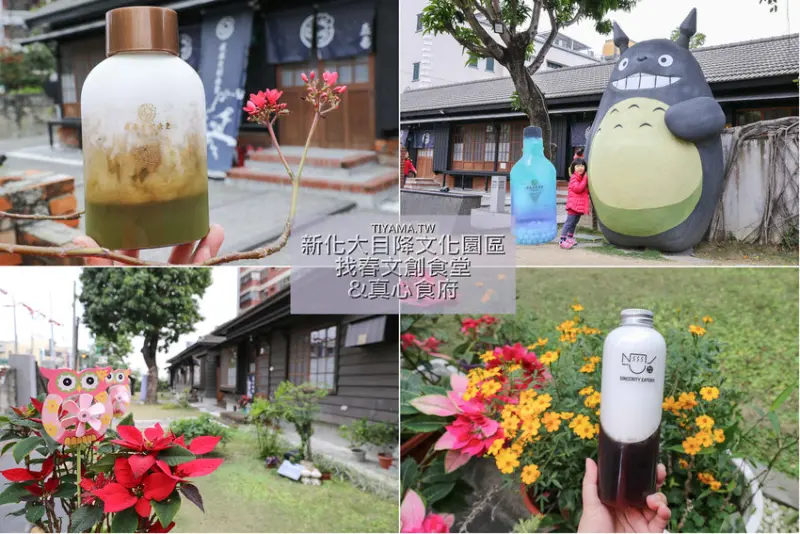 台南新化景點|新化大目降文化園區：巨大龍貓打卡新地標-找春文創食堂 &真心食府乳液紅茶 - 緹雅瑪 美食旅遊趣