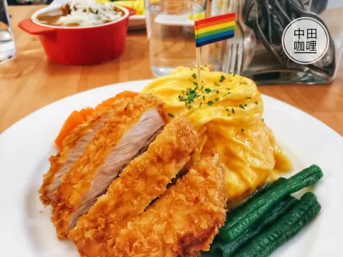 ◎新北◎捷運頂溪站◎永和排隊名店中田咖哩，樂華夜市起家的咖哩豬排店