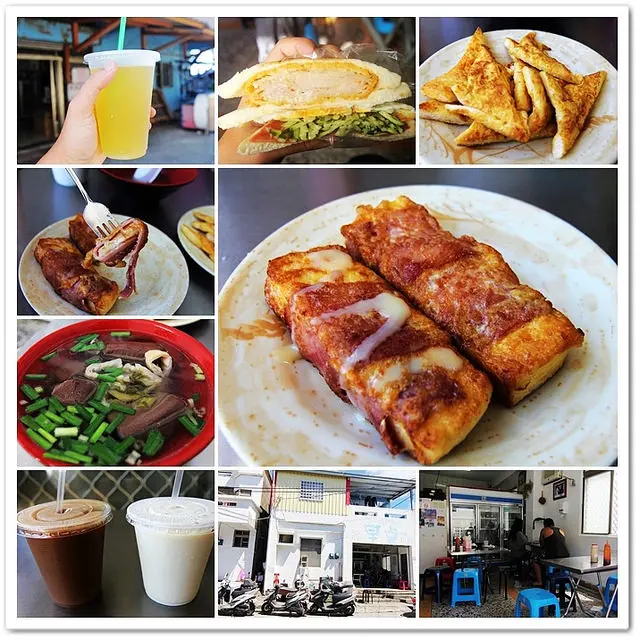 『台東蘭嶼』施路岸早餐店(無名早餐店)●蘭嶼必吃隱藏版人氣早餐店 培根蛋捲和大腸豬血湯必點