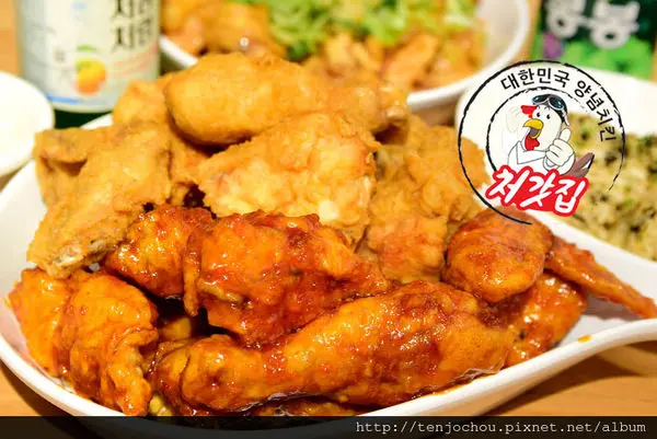 花花，甲飽沒【台北食記】起家雞Cheogajip 韓國27年老店！道地韓式炸雞好吃不貴！