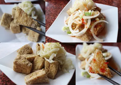台南美食|阿太伯臭豆腐香酥可口超特別泰式酸辣臭豆腐/台南仁德/銅板美食
