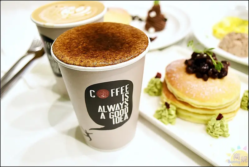 台中平價咖啡店。沃咖啡worldrich。日式舒芙蕾鬆餅加義式手沖咖啡不到百元就能享受幸福美味@sunny吃喝遊樂
