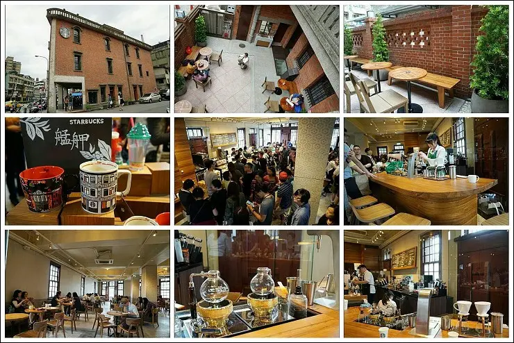 《捷運板南線/龍山寺站/小姑遊記》萬華超夯新景點~首次引進虹吸式咖啡的星巴克特色店，首間市級古蹟門市老宅超吸睛！