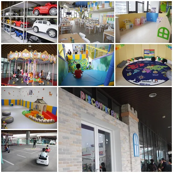 【親子餐廳】內湖 探索童趣Discovery Fun。超跑電動車 旋轉木馬 彷彿把兒童樂園搬進來。主題式包廂。附完整菜單