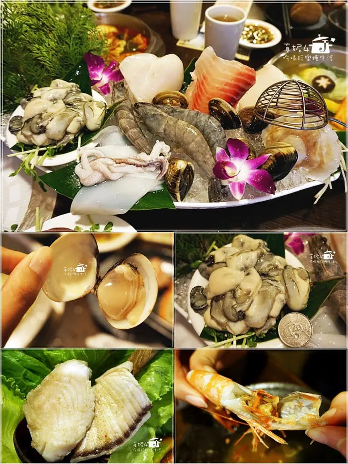 [新北新莊美食] 新莊最超值-喜園涮涮鍋。使用有機蔬食國際認證汶萊有機藍蝦，鯛魚界LV，澳洲9+和牛...