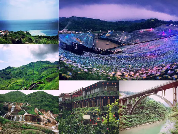 [新北旅遊]九份老街 廢煙道 黃金瀑布 侯桐貓村 星空草原 台北近郊一日遊行程