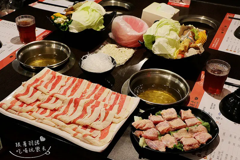【羽諾食記】『鍋來坐』❤板橋新埔平價火鍋推薦❤霸氣大胃牛肉鍋