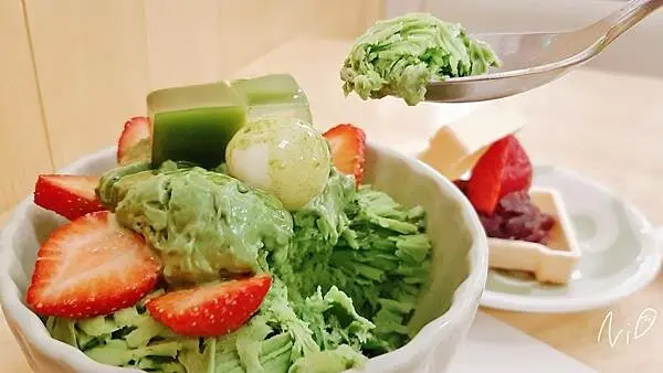 [台北中山]伊藤久右衛門。抹茶冰淇淋。冬季限定抹茶草莓系列。抹茶專賣店。